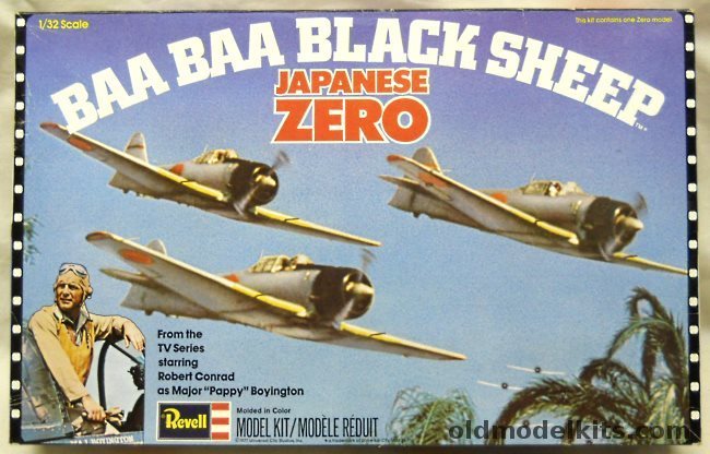 Revell 1/32 Baa Baa Black Sheep Zero, H581 plastic model kit